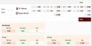 Mức tỷ lệ nhà cái đưa ra mang đến những lựa chọn khá rõ ràng